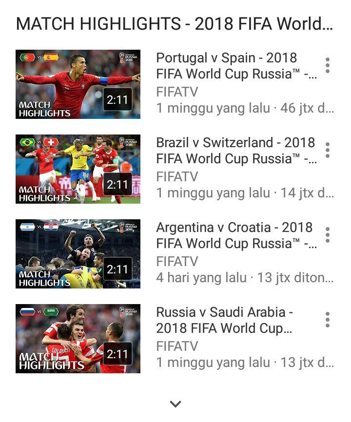 #SundulDunia Tontonan Channel Youtube Favorit Ane (TS) di Momen Piala Dunia 2018