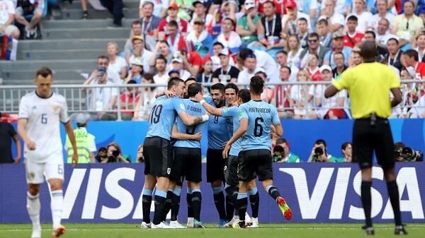 Uruguay Juara Grup Usai Hancurkan Rusia