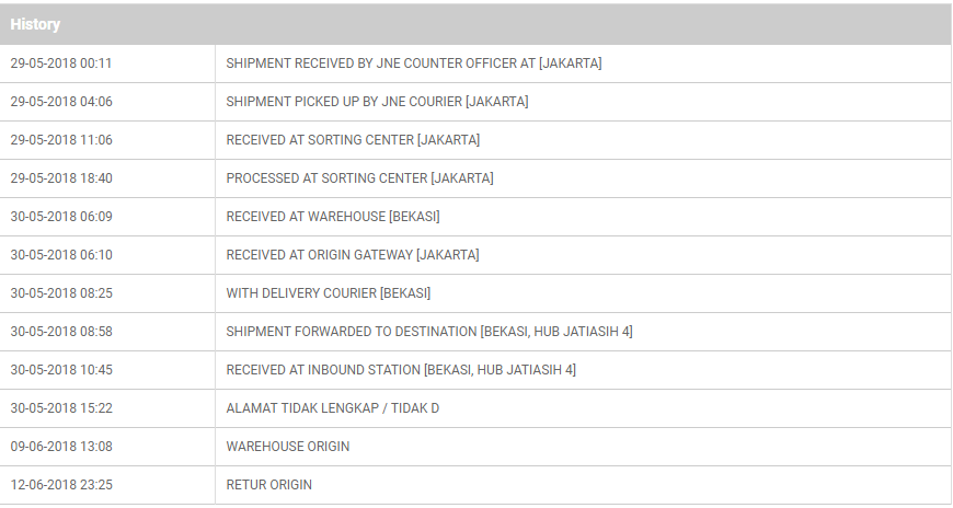 kecewa dengan JNE!!