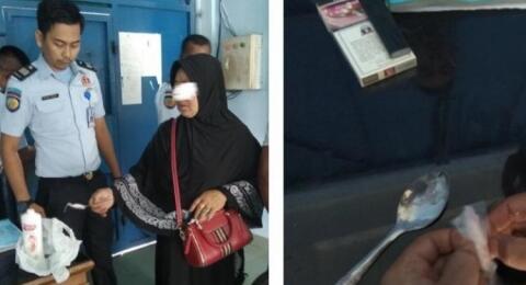 Jenguk Anak di Penjara, Ayah dan Ibu Bawa Oleh-oleh Sabu