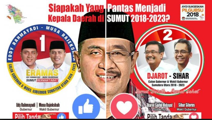 Edy-Ijeck Unggul Sementara di Pilgub Sumatera Utara