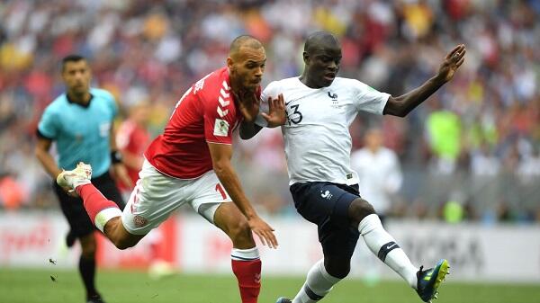 Top Player of the Match Denmark vs Prancis: Ngolo Kante
