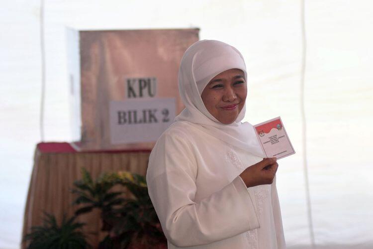 Jadi Jubir Jokowi di Pilpres 2019, Khofifah Bilang "Siap Kalau Ditunjuk"