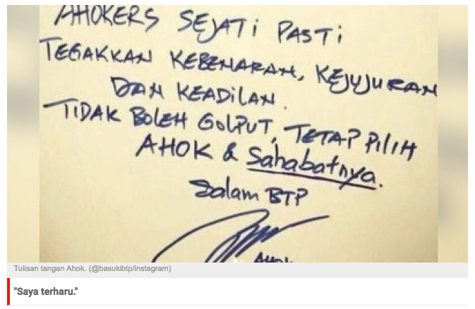 Ahok Pesan Jangan Golput, Warganet Mau Nangis Ingat Jakarta