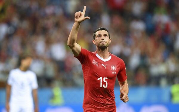 Top Player of the Match Swiss vs Kosta Rika: Blerim Dzemaili
