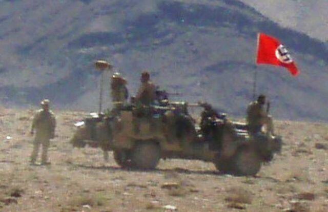 Angkatan Darat Australia Kibarkan Bendera Nazi di Afghanistan