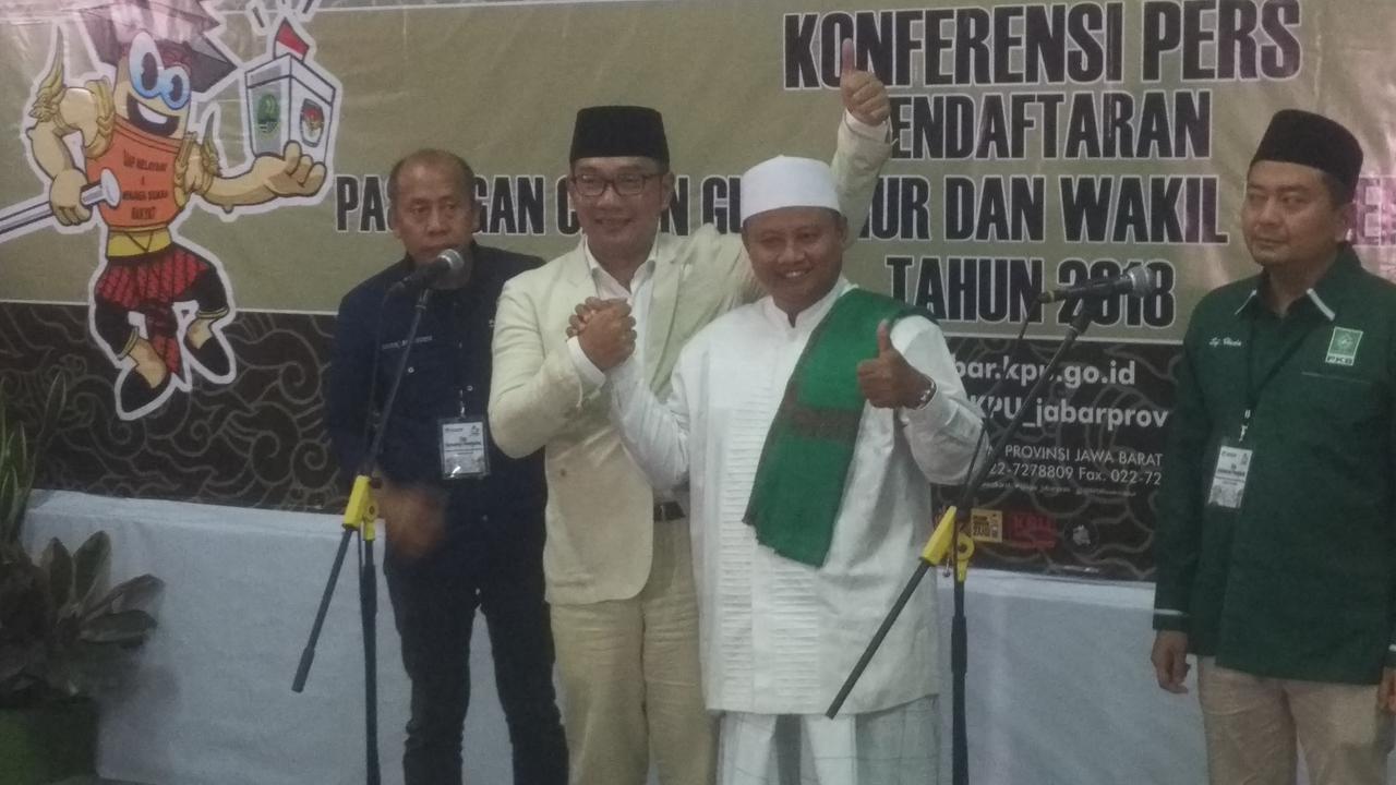 Ucapkan Salam Hormat ke Rival, Ridwan Kamil Tak Sebut Pasangan Asyik