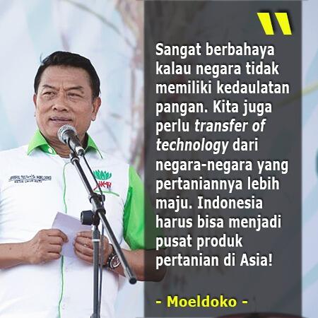 Moeldoko: Pusat Produk Pertanian di Asia Harus Kita Rebut Kembali!