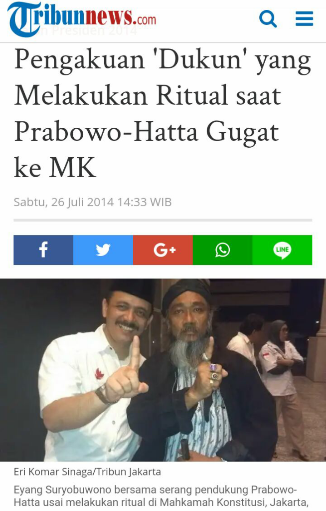 Fadli Zon nilai dukun lebih hebat dibanding lembaga survei