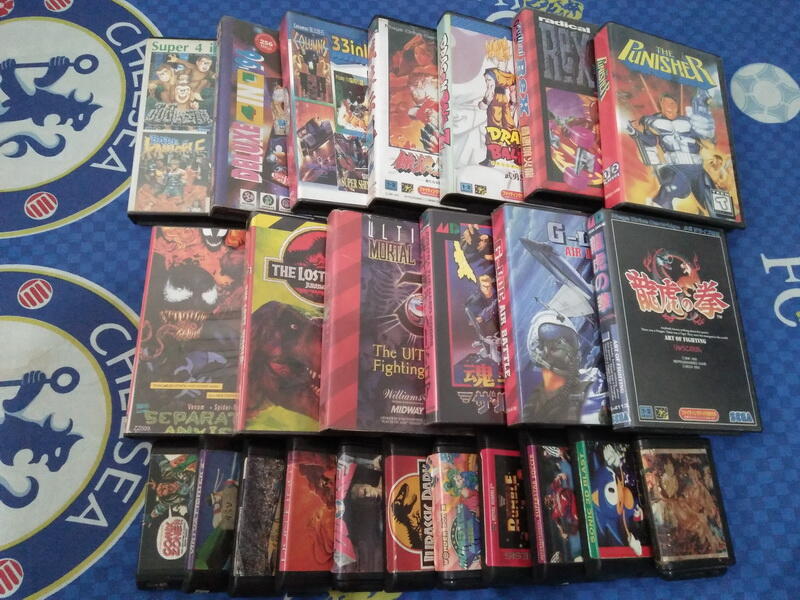 &#91;Aku dan Koleksiku&#93; Kumpulan Kaset SEGA Mega Drive Yang Tersisa