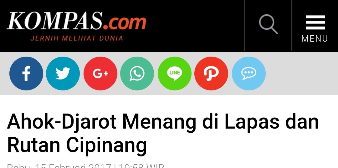 Djarot Saiful Hidayat Menang di Seluruh Lapas dan Rutan