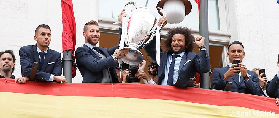 Ke 19 gelar Sergio Ramos dan Marcelo