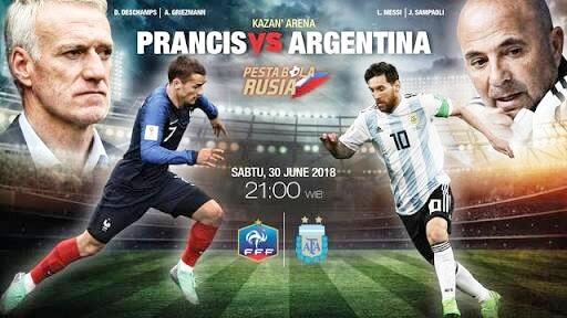 Hasil Piala Dunia 2018, Francis vs Argentina