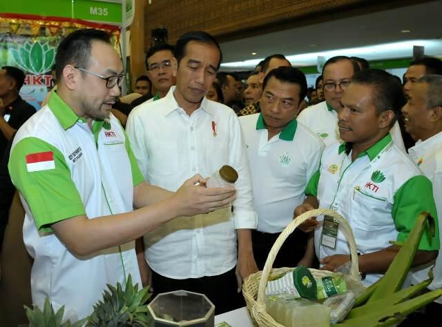 Jokowi Sambangi Pameran Pertanian di JCC