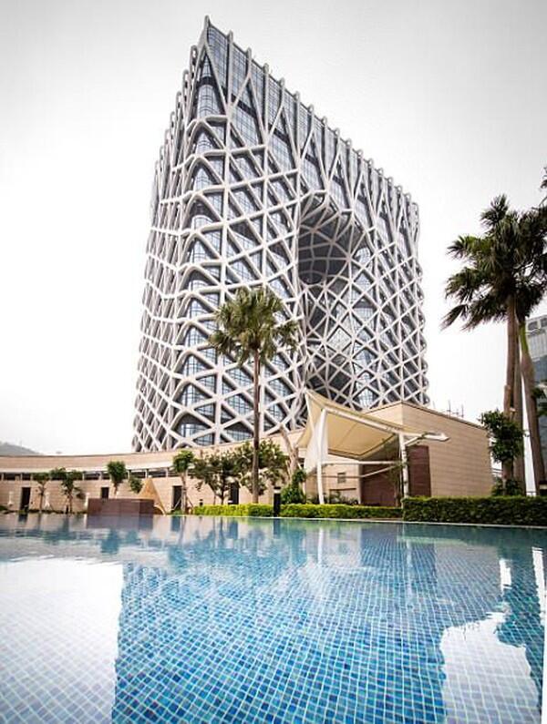 Foto: Kasino Keren di Makau Karya Arsitek Ternama Zaha Hadid