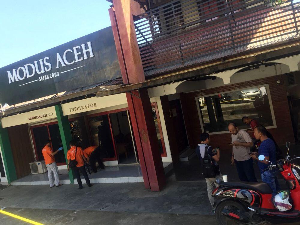 Kantor Tabloid Modus Aceh Dilempari Bom