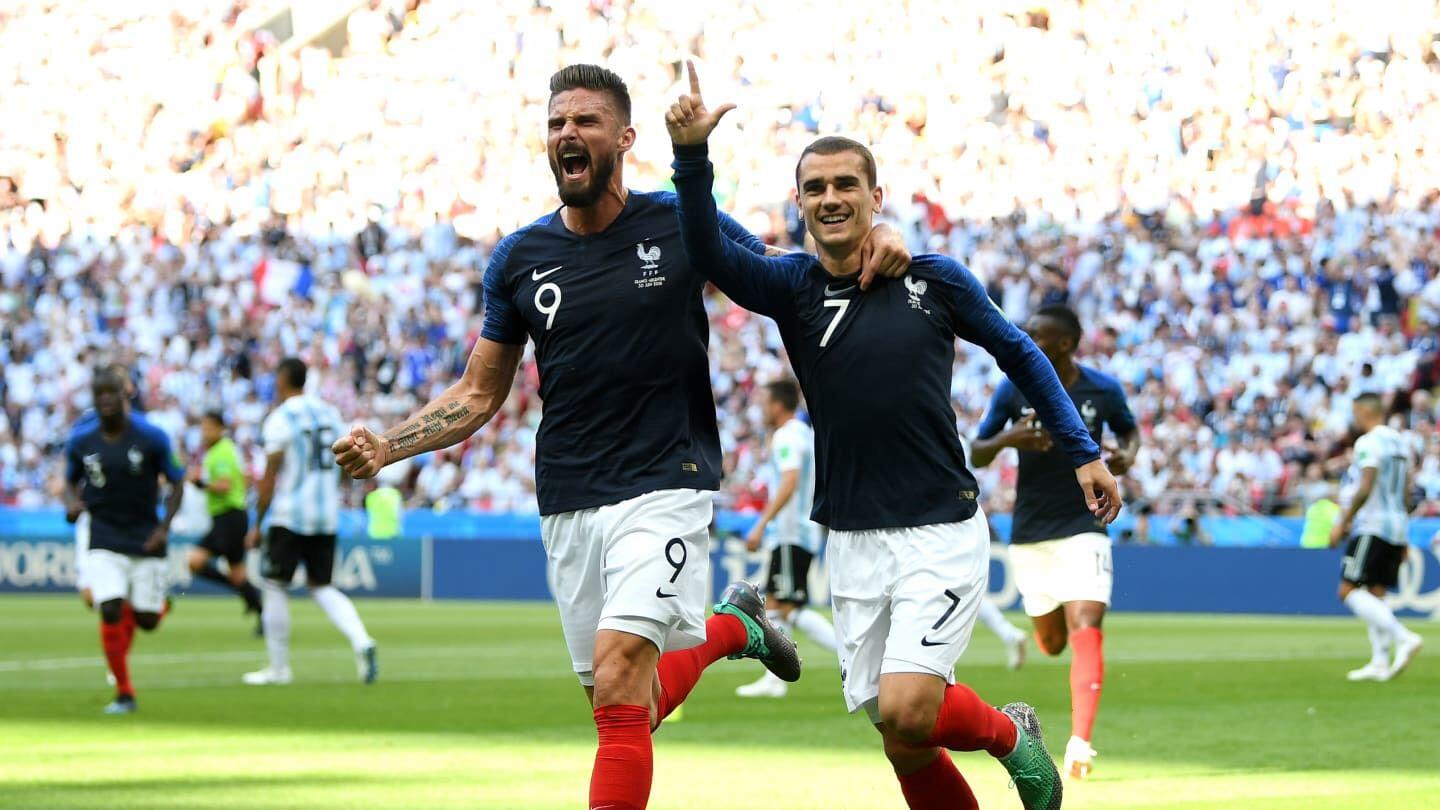 Babak Pertama: Prancis Tahan Imbang Argentina dengan Skor 1-1