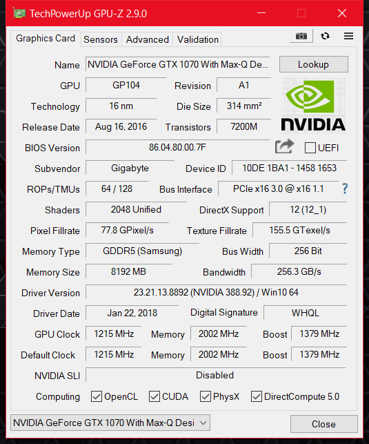 AERO 15X (i7-8750H) (Review Singkat)