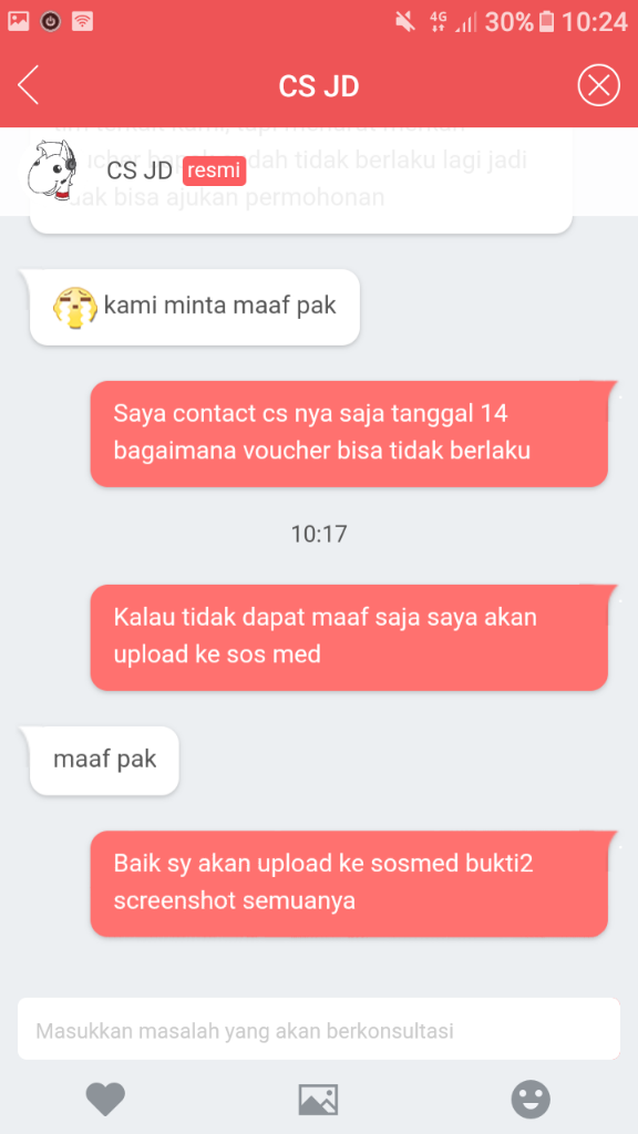 PENIPUAN OLEH JD.ID WASPADA BELANJA DI JD.ID