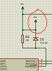 TANYA/ASK VCC skema Mikrokontroller