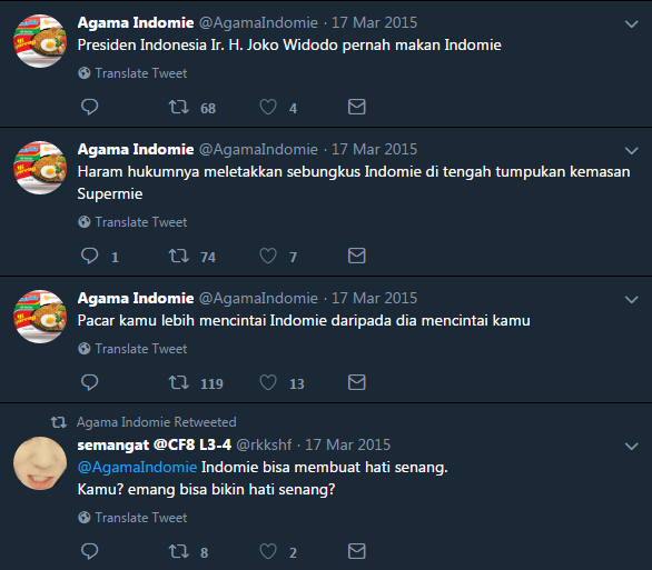 Mengenal Agama Indomie. Akun Twitter dengan Kumpulan Meme dan Tweet Lucu &#91;UPDATE&#93;