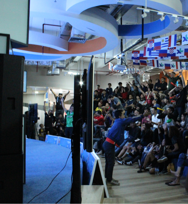 Keseruan Nobar Piala Dunia di Kaskus Playground