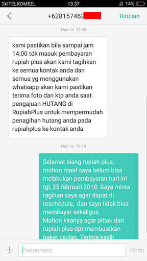 Akses Kontak Debitor, Cara RupiahPlus Tagih Utang Dipertanyakan

