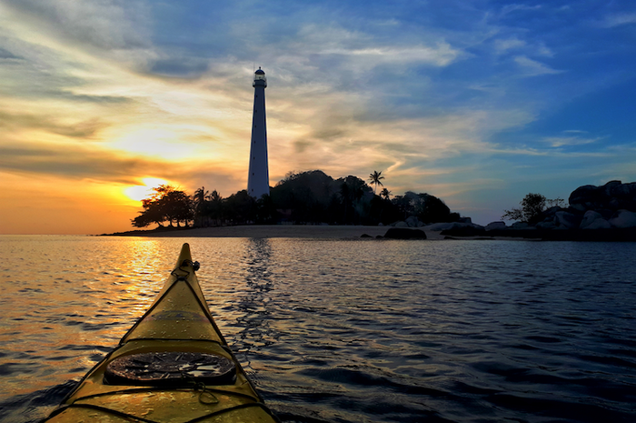 Merebut Status UNESCO Global Geopark Bagi Pulau Belitung Melalui Kayak