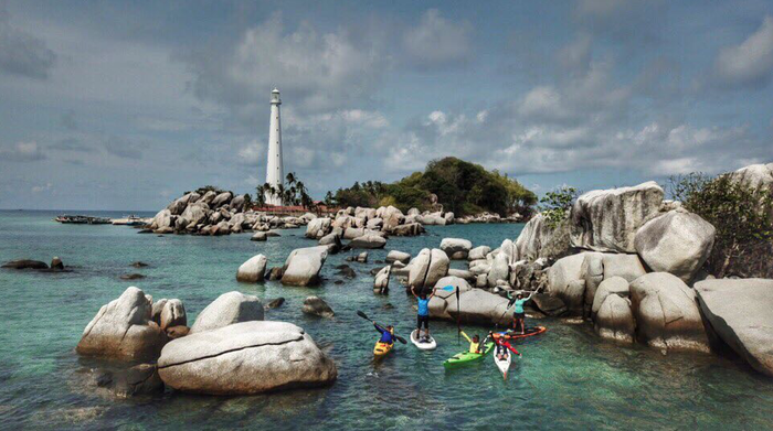 Merebut Status UNESCO Global Geopark Bagi Pulau Belitung Melalui Kayak