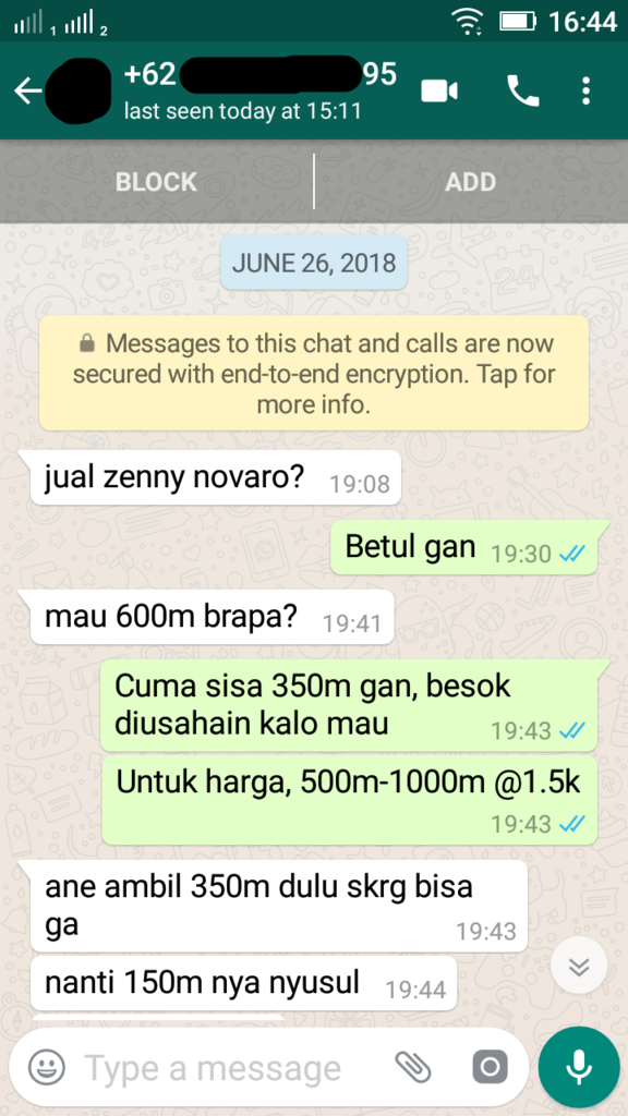 Penipuan dengan menggunakan nama &amp; nomor rekening Ibu Saya