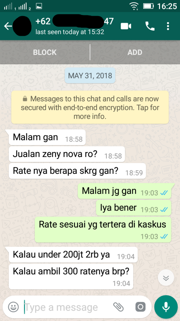 Penipuan dengan menggunakan nama &amp; nomor rekening Ibu Saya