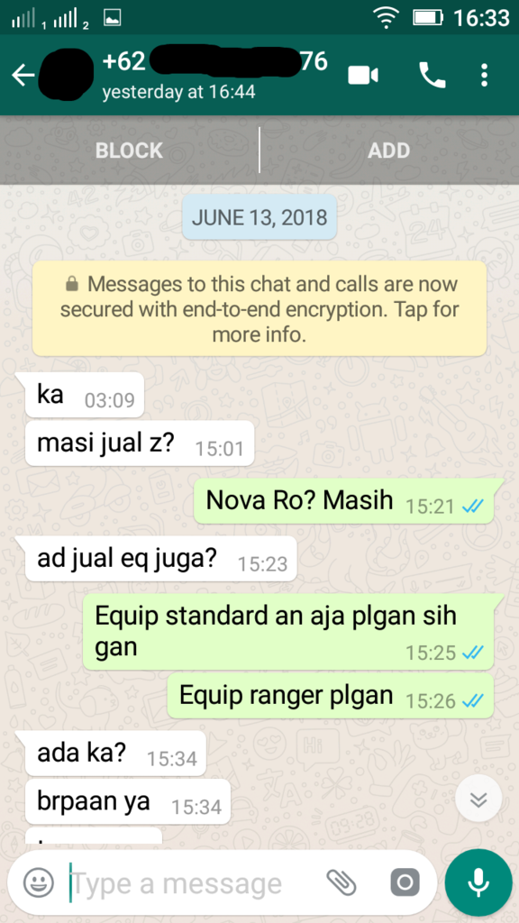 Penipuan dengan menggunakan nama &amp; nomor rekening Ibu Saya