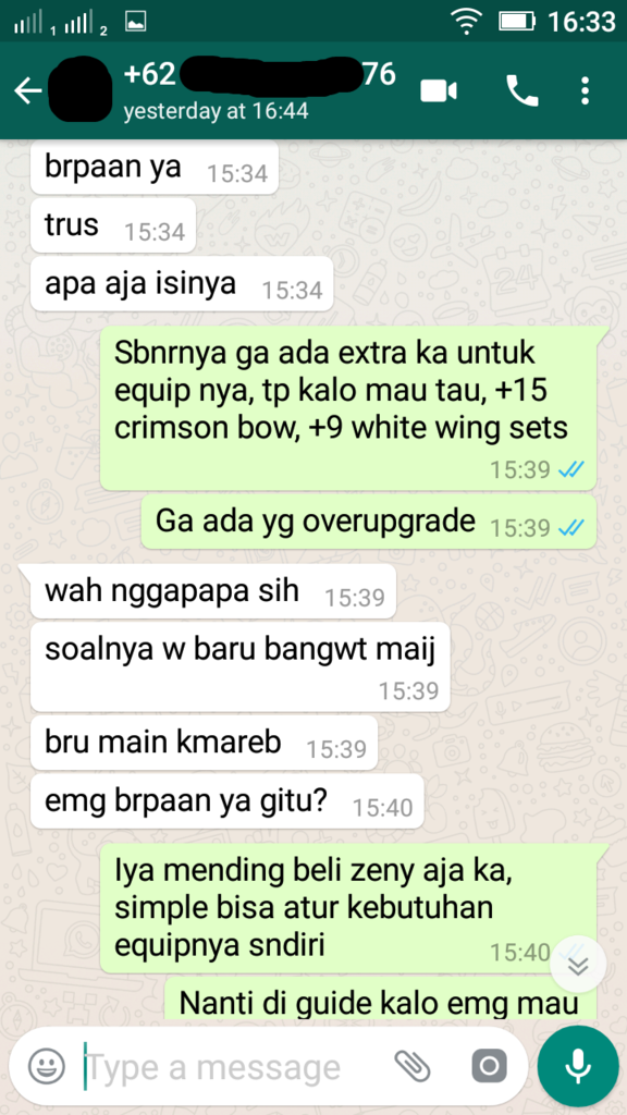 Penipuan dengan menggunakan nama &amp; nomor rekening Ibu Saya