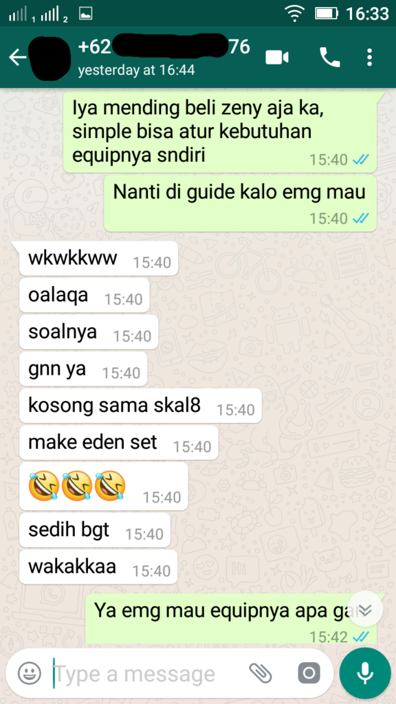 Penipuan dengan menggunakan nama &amp; nomor rekening Ibu Saya