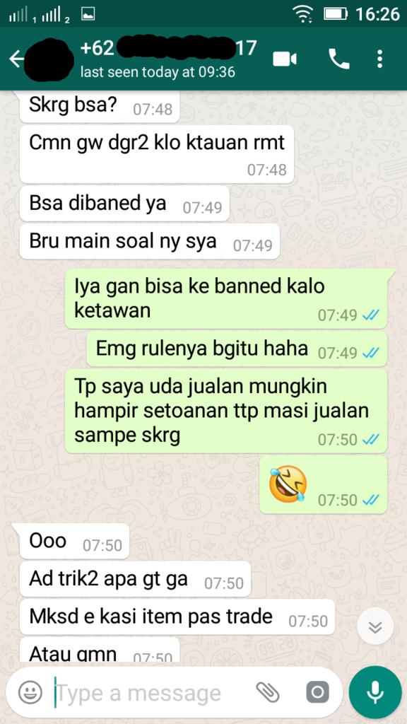 Penipuan dengan menggunakan nama &amp; nomor rekening Ibu Saya