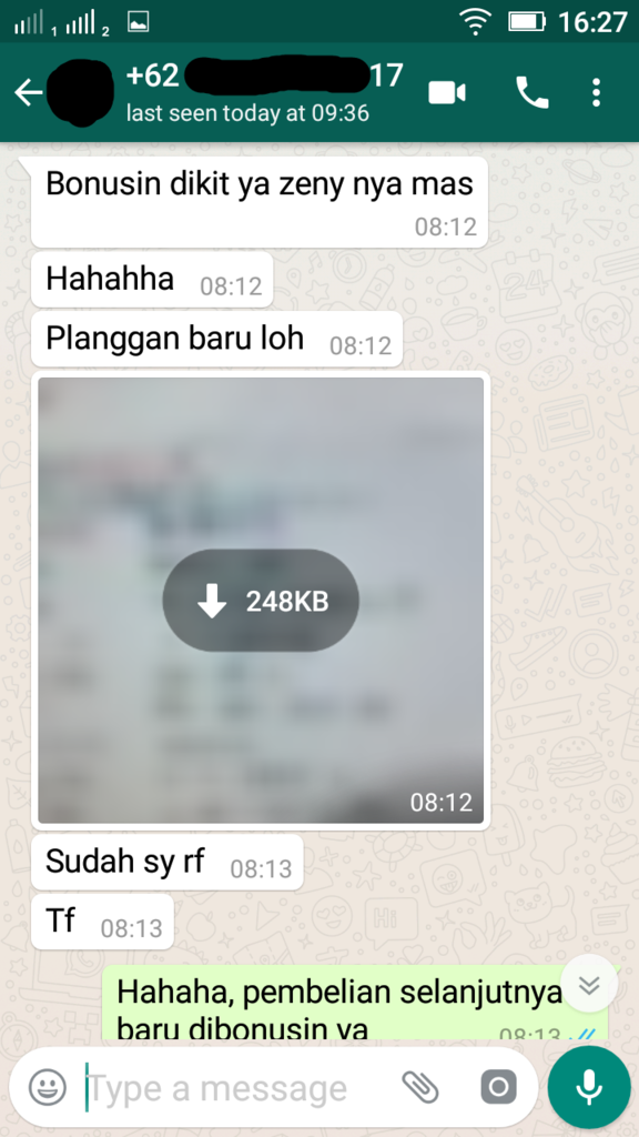 Penipuan dengan menggunakan nama &amp; nomor rekening Ibu Saya