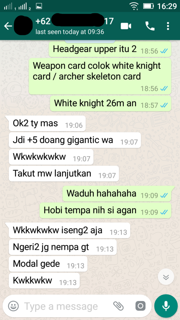 Penipuan dengan menggunakan nama &amp; nomor rekening Ibu Saya