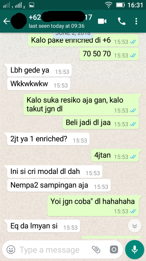 Penipuan dengan menggunakan nama &amp; nomor rekening Ibu Saya