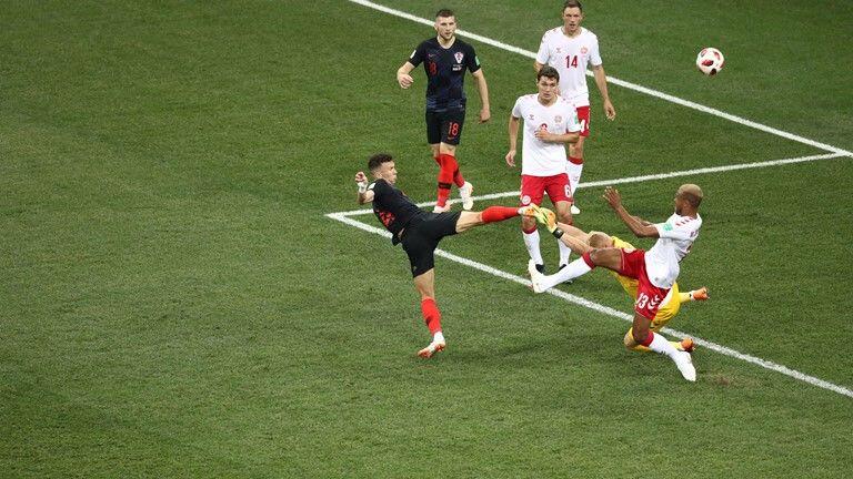 Babak Pertama: Kroasia Ditahan Imbang Denmark dengan Skor 1-1