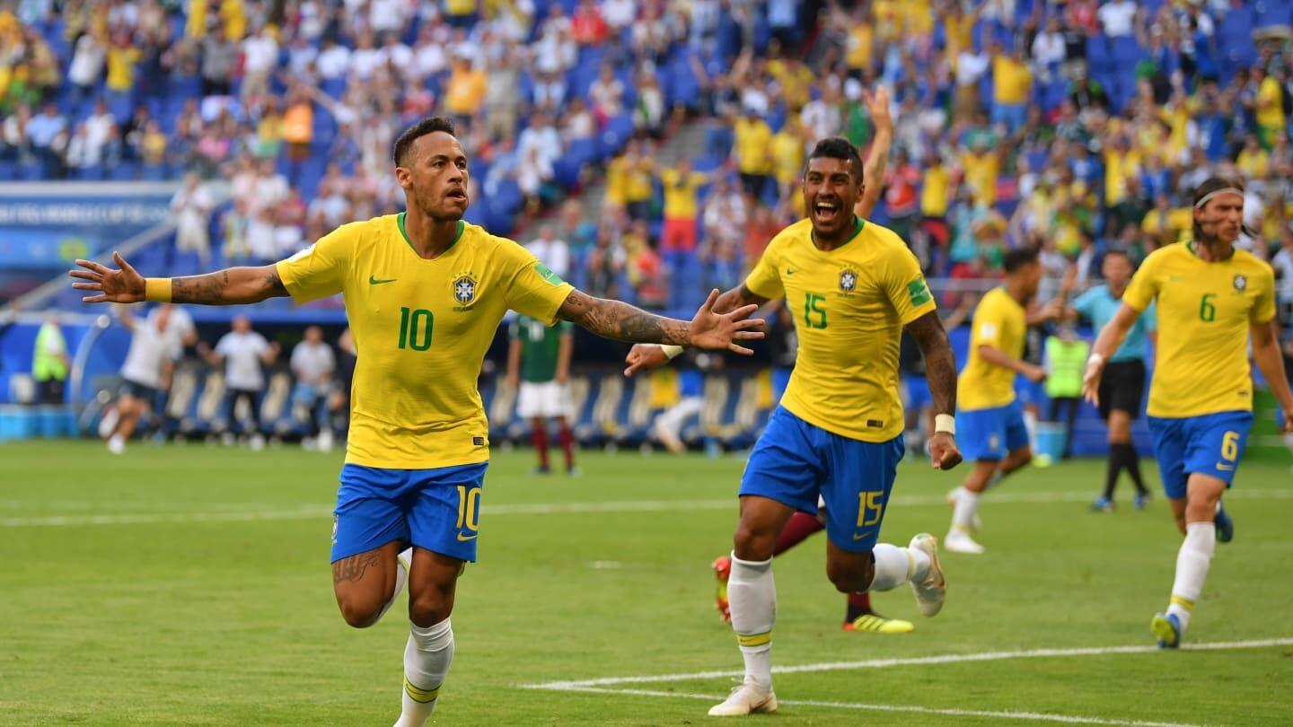 Brasil 2-0 Meksiko: Neymar dan Firmino Jadi Pahlawan