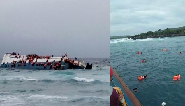 Suasana Menegangkan Insiden KM Lestari Maju di Selayar
