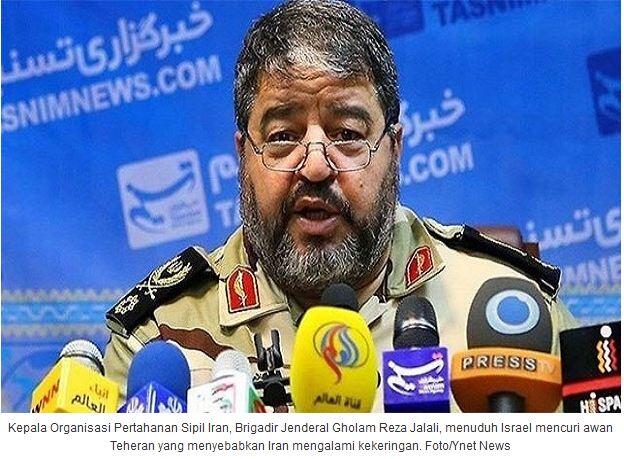 Jenderal Teheran: Awan Dicuri Israel, Iran Kekeringan Berkepanjangan