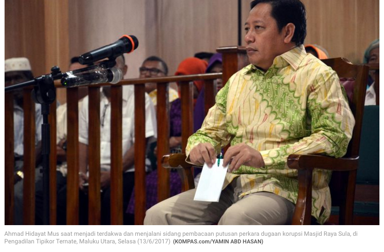 "Apa Jokowi Melantik Gubernur Malut Terpilih dari Balik Jeruji KPK?"