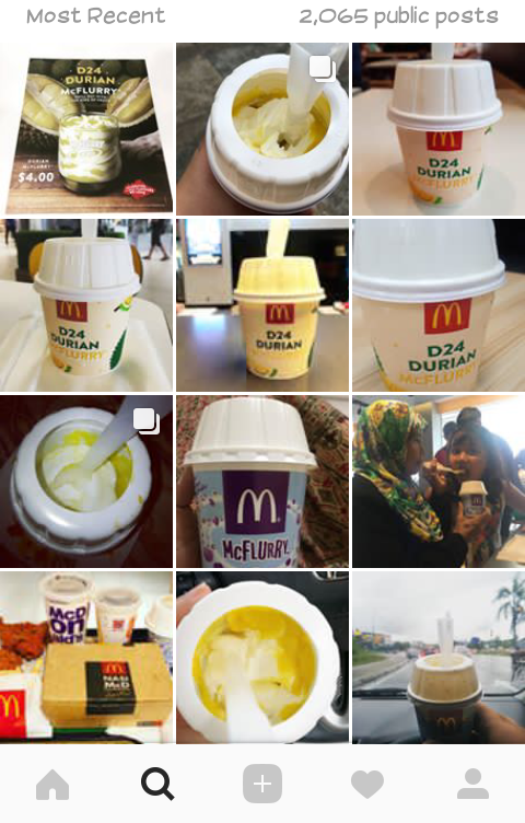 Durian McFlurry Hadir Juga di Singapura