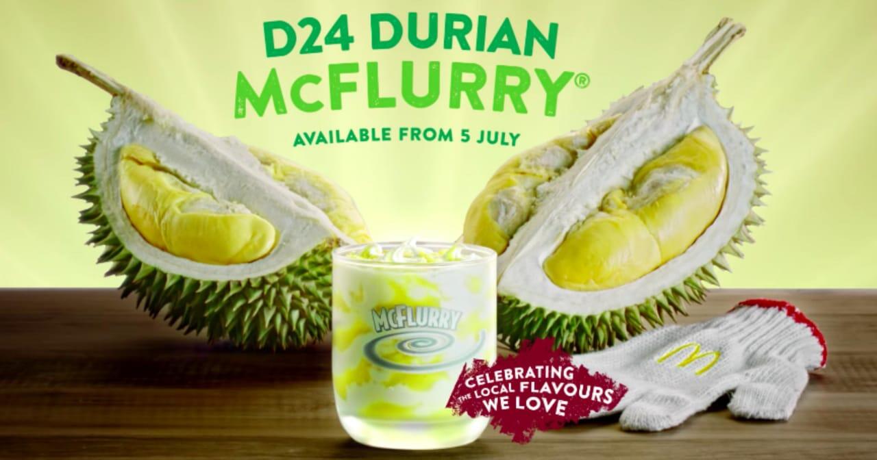 Durian McFlurry Hadir Juga di Singapura