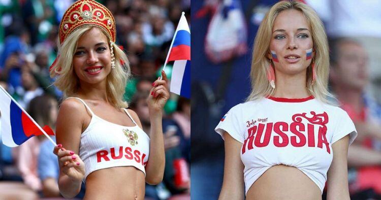 &#91;Viral&#93; Suporter Timnas Rusia yang Super Seksi Ini Ternyata Bintang Porno!