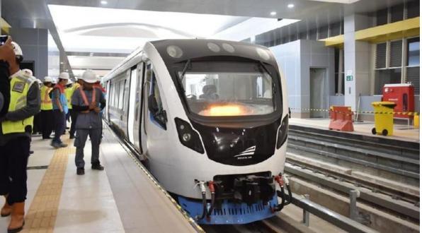 Finish, LRT Palembang Telah Melintasi Seluruh Stasiun