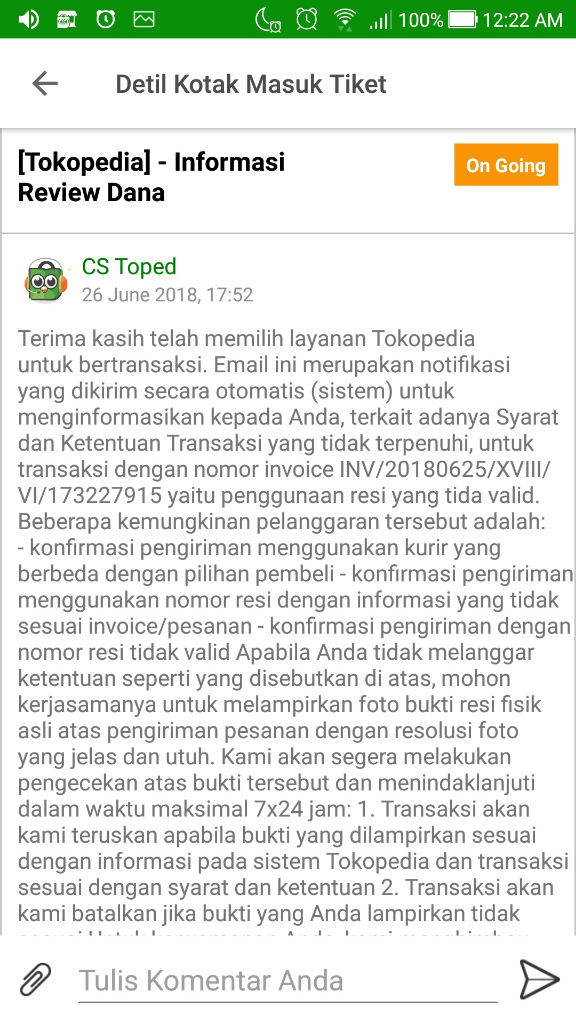 TOKOPEDIA MENAHAN SALDO TANPA PENJELASAN