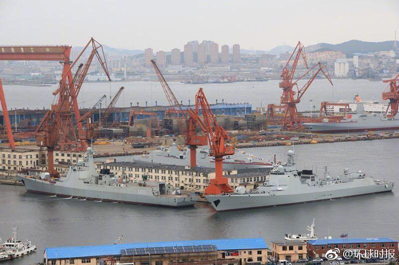 &#91;Type-055&#93; China launched two 10,000t-class guided-missile destroyers