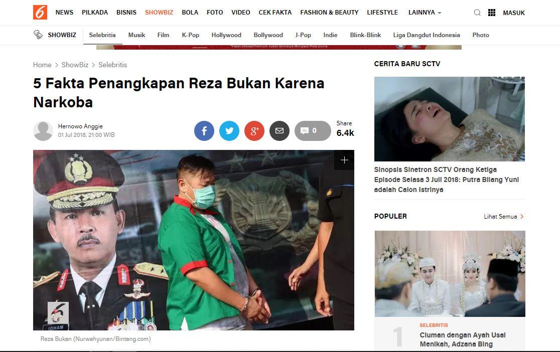 Judul-Judul Berita yang Bisa Bikin Gagal Paham Terkait Kasus Reza Bukan